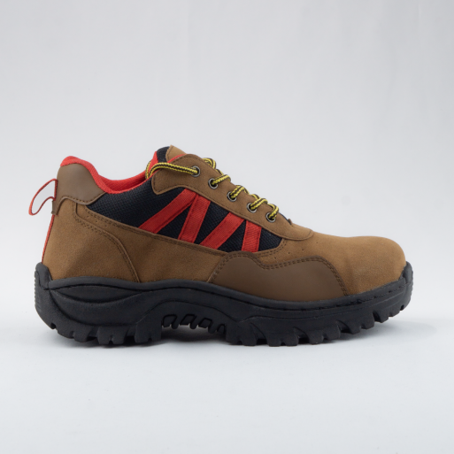 sepatu safety septigo mk1 low brown red